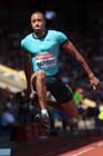 Yoann Rapinier (France), triple jump at the IAAF Diamond League, Birmingham.
